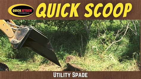 video of skid steer tree spad|Quick Attach Quick Scoop Skid Steer Tree Spade Bobcat Skid .